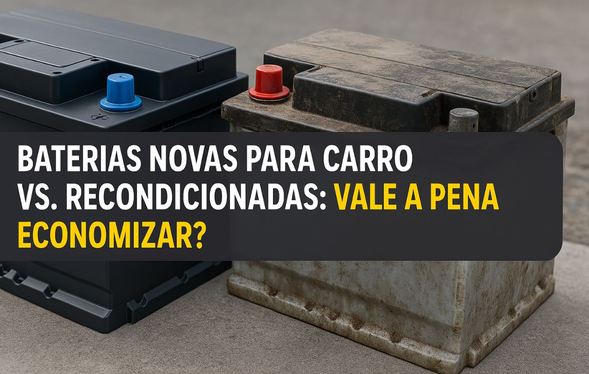 Baterias novas vs. recondicionadas Vale a pena economizar