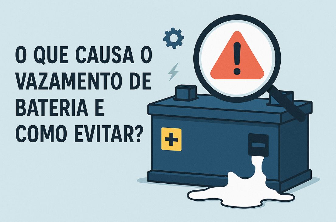 O que causa o vazamento de bateria e como evitar