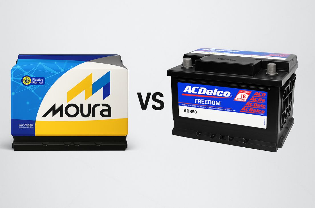 ACDelco ou Moura qual é a melhor bateria para o seu carro